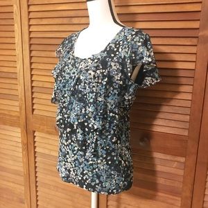 Apt 9 ruffled cap sleeve top